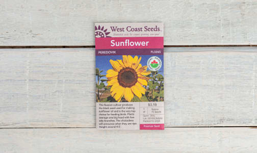 Organic  Peredovik  Sunflower Seeds- Code#: BU1808