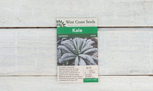  Lacinato  Kale Seeds- Code#: BU1841