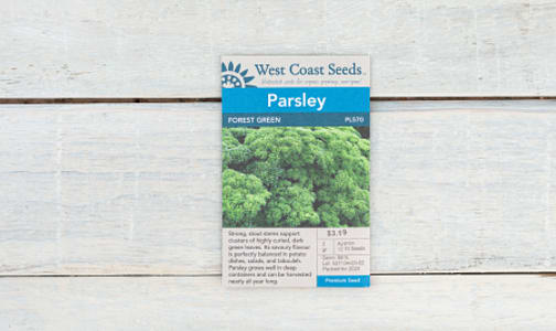  Forest Green  Parsley Seeds- Code#: BU1876
