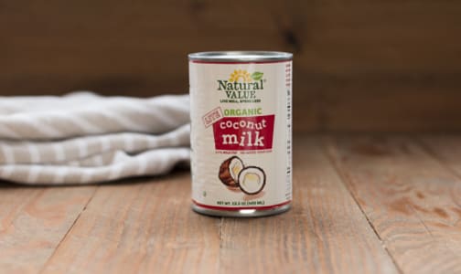 Organic Lite Coconut Milk (BPA & Gum Free)- Code#: BU452