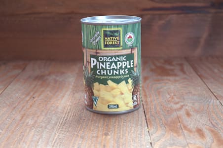 Organic Pineapple - Chunks - BPA Free- Code#: BU463