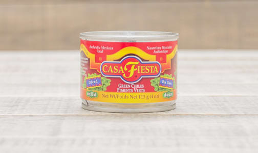 Diced Green Chilies- Code#: BU558