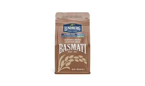 Organic California Brown Basmati Rice- Code#: BU903