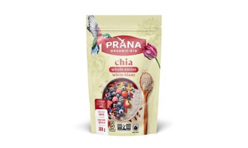Organic Whole White Chia Seeds- Code#: BU910