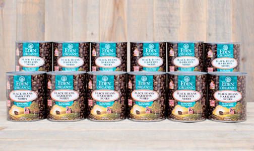 Organic Black Beans - BPA Free - CASE- Code#: BU953-CS