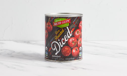 Organic Fire Roasted Diced Tomatoes- Code#: BU404