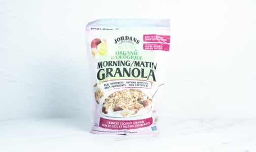 Organic Morning Granola - Organic Coconut & Raisin- Code#: CE0050