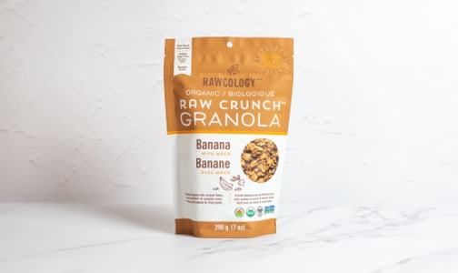 Organic Banana Raw Crunch Granola- Code#: CE0052