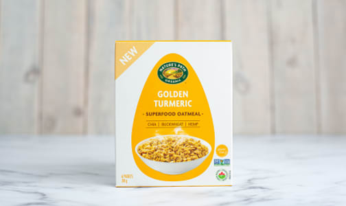 Organic Golden Turmeric Superfood Oatmeal- Code#: CE0092