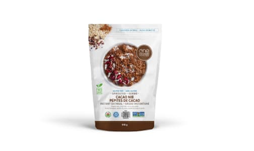 Organic Sprouted Oatmeal, Cacao Nib- Code#: CE0166