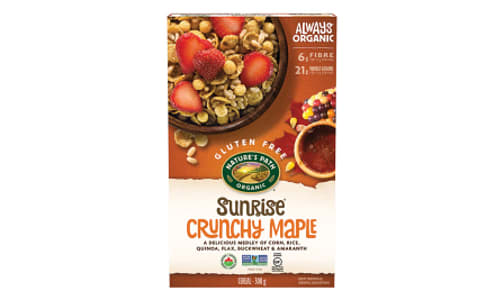 Organic Crunchy Maple Breakfast Cereal- Code#: CE017