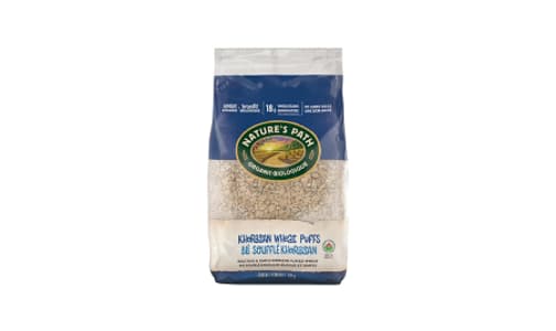 Organic Puffed Khorasan Cereal Ecopac- Code#: CE0282