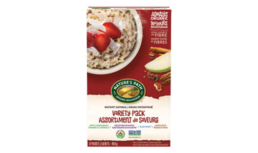 Organic Instant Oatmeal Variety Pack- Code#: CE210
