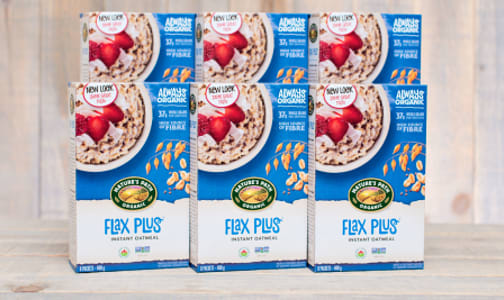 Organic Flax Plus Instant Hot Oatmeal - CASE- Code#: CE212-CS