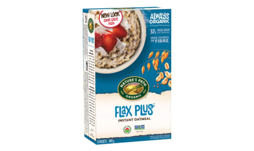 Organic Flax Plus Instant Hot Oatmeal- Code#: CE212