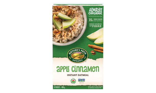 Organic Apple Cinnamon Instant Hot Oatmeal- Code#: CE3210