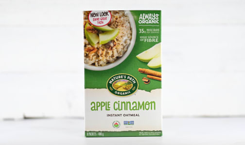 Organic Instant Oatmeal Apple Cinnamon- Code#: CE3210