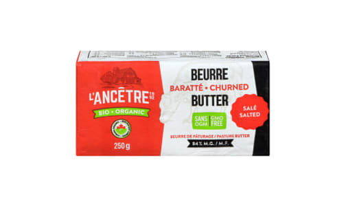 Organic Butter Salted 84% M.G (Frozen)- Code#: DA0074