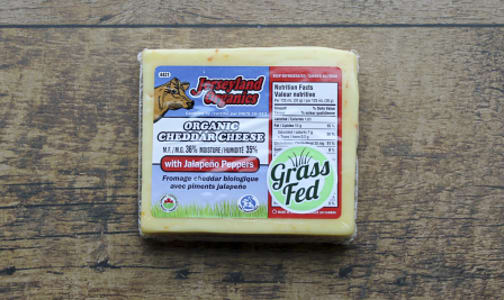 Organic Cheddar Cheese with Jalapeno- Code#: DA0079