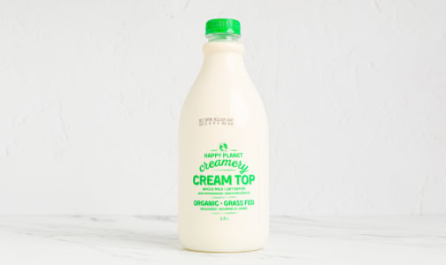 Organic Grass Fed Cream Top Whole Milk- Code#: DA0258