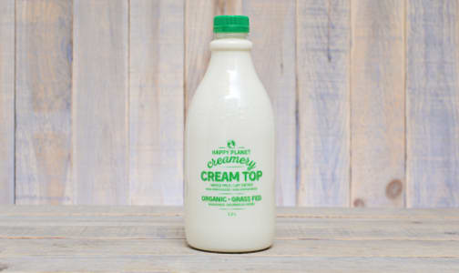 Organic Grass Fed Cream Top Whole Milk- Code#: DA0258