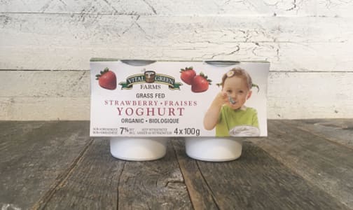 Organic Grass-Fed 7% Yogurt - Strawberry- Code#: DA0333