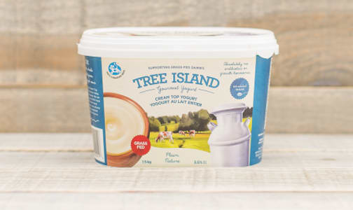 Plain Cream Top Non-Homogenized, Grass Fed Yogurt - 3.5% MF- Code#: DA0373