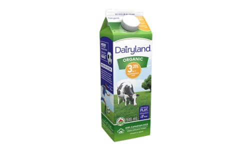 Organic 3.25% Milk- Code#: DA0763