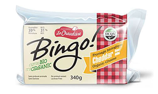 Organic Bingo! Cheddar  Mild- Code#: DA0787