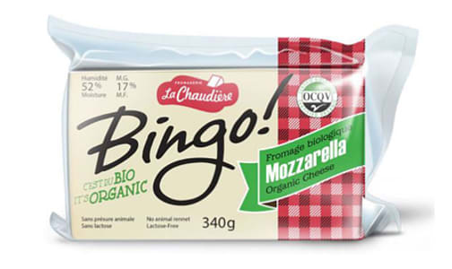 Organic Bingo! Mozzarella- Code#: DA0789