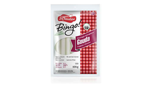 Organic Bingo! Gouda Cheese Sticks- Code#: DA0790