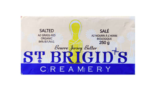 Organic Salted Single Source A2/A2 Grassfed 84% Fat Jersey Butter- Code#: DA0799
