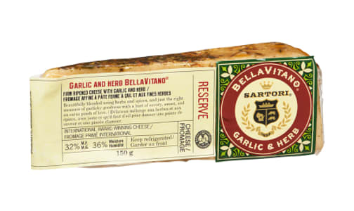 Bellavitano Garlic & Herb Wedge- Code#: DA0937