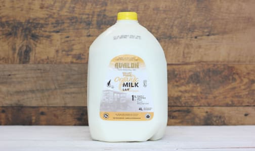Organic 1% Milk- Code#: DA112