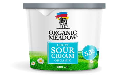 Organic Light Sour Cream - 5.5% MF- Code#: DA352