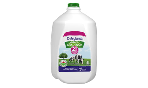 Organic 2% Milk- Code#: DA4045
