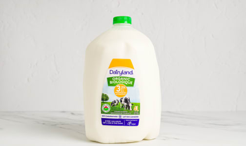 Organic 3.25% Milk- Code#: DA4048