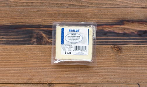 Organic Aged White Cheddar Cheese- Code#: DA412-NV