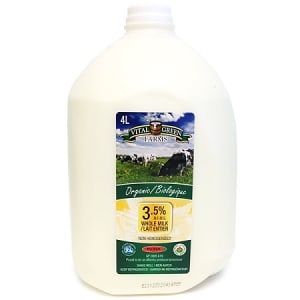 Organic Whole Milk- Code#: DA8005