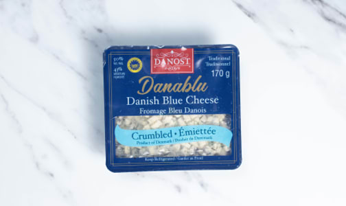 Danish Blue Cheese Crumbles- Code#: DC0186