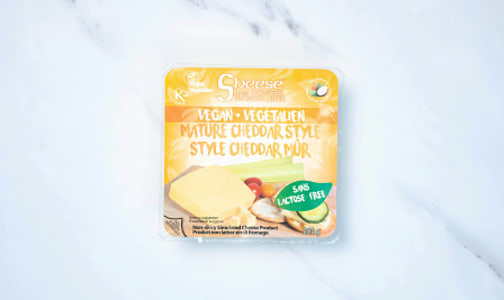 Dairy-Free Mature Cheddar-Style Cheese Block- Code#: DC0340