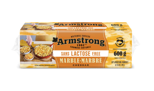 Lactose Free Marble Cheddar Bar- Code#: DC0462