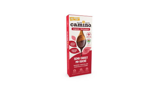 Organic 56% Cocoa Semi-Sweet Baking Chocolate- Code#: DE052