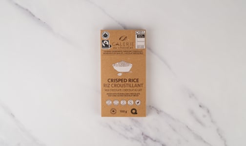 Crisped Rice Milk Chocolate Bar- Code#: DE0580