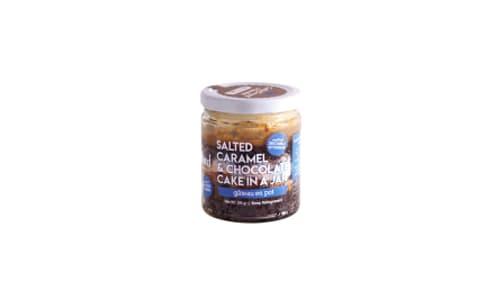Salted Caramel Cake in a Jar (Frozen)- Code#: DE1088
