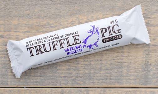 Truffle Pig Hazelnut Chocolate Bar- Code#: DE1205