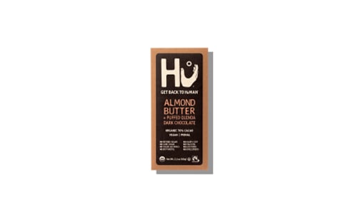 Organic Almond Butter & Puffed Quinoa Dark Chocolate Bar- Code#: DE1291