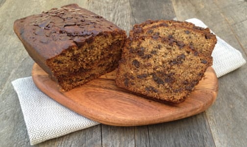 Organic Banana Chocolate Chip Bread- Code#: DE3102