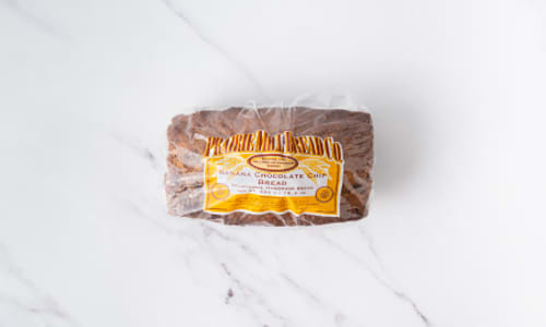 Organic 1/2 size Banana Chocolate Chip Bread- Code#: DE3103