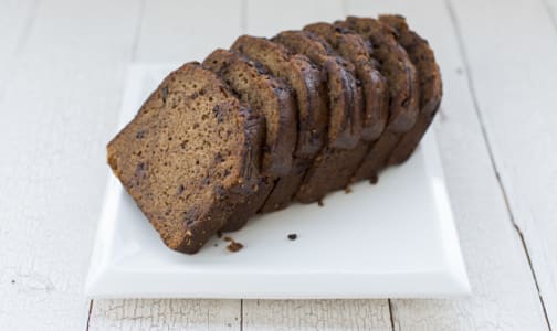 Chocolate Chip Banana Bread Loaf - Sliced- Code#: DE333